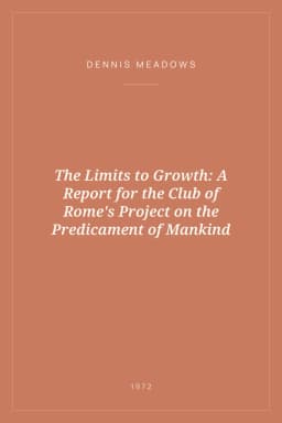 Portada de The Limits to Growth: A Report for the Club of Rome's Project on the Predicament of Mankind