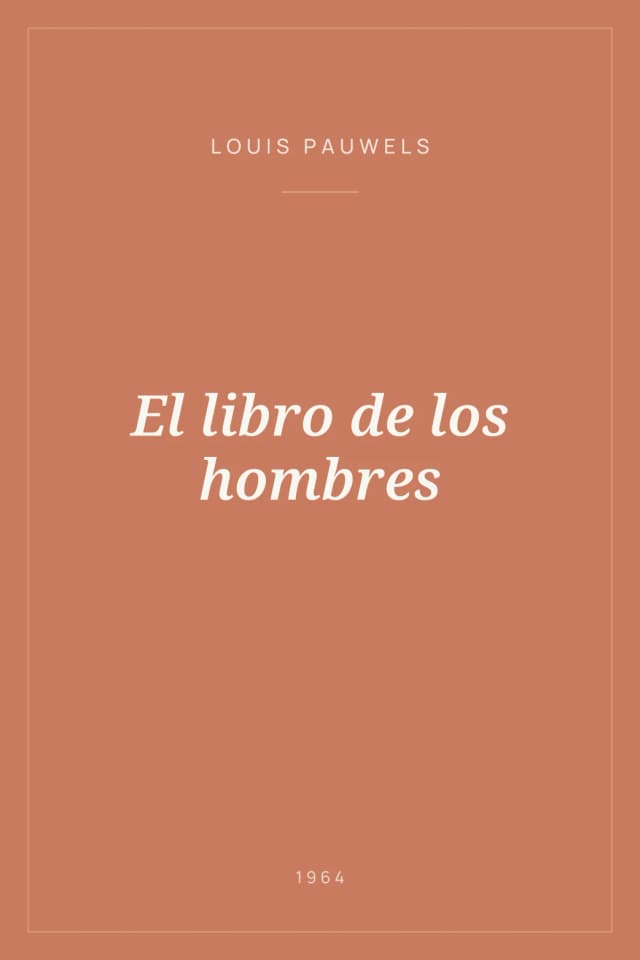 Portada de El libro de los hombres