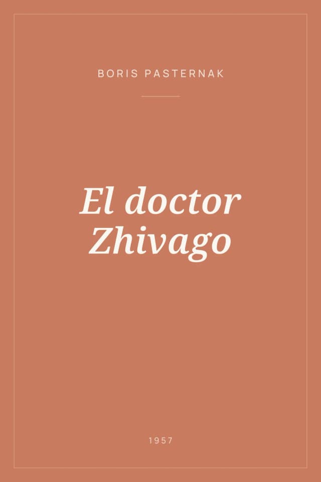 Portada de El doctor Zhivago