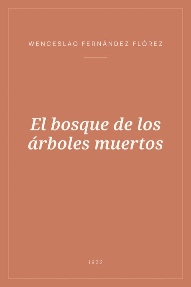 Portada de El bosque de los árboles muertos