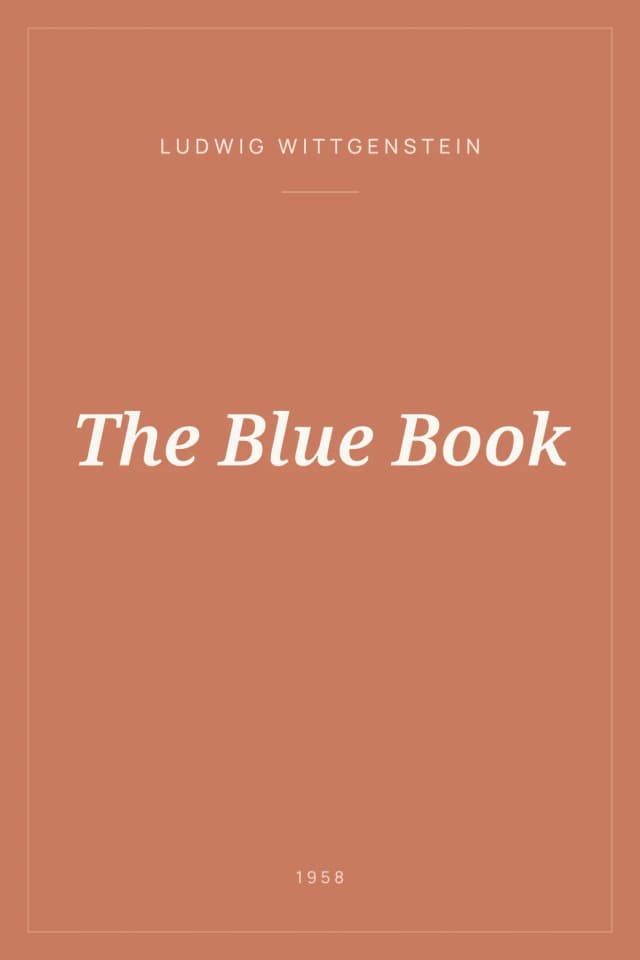 Portada de The Blue Book
