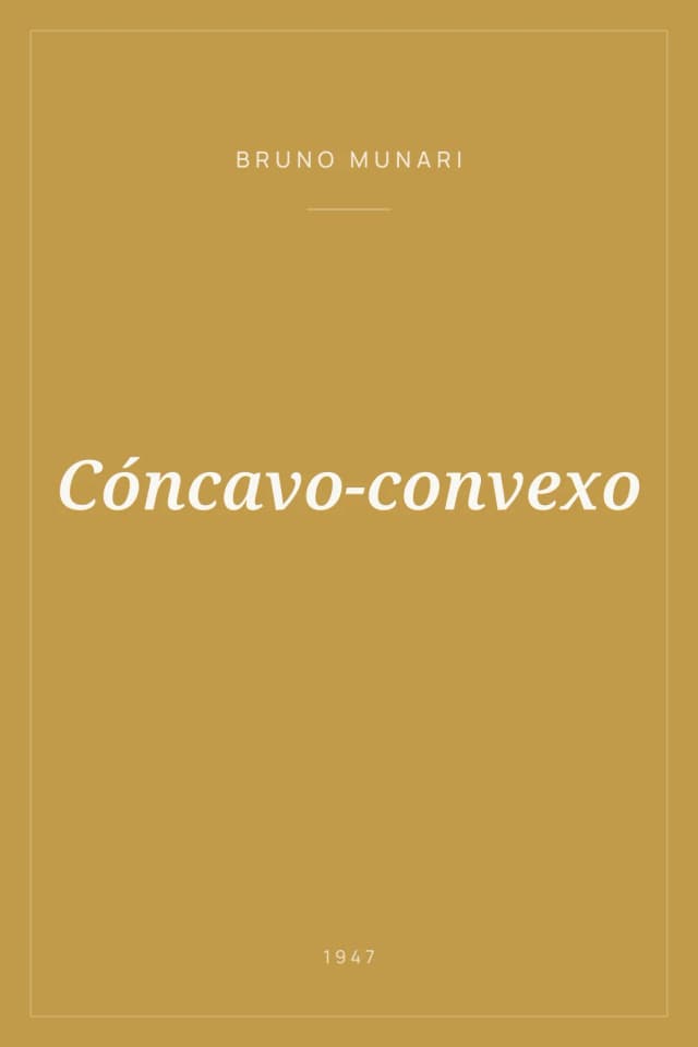 Portada de Cóncavo-convexo