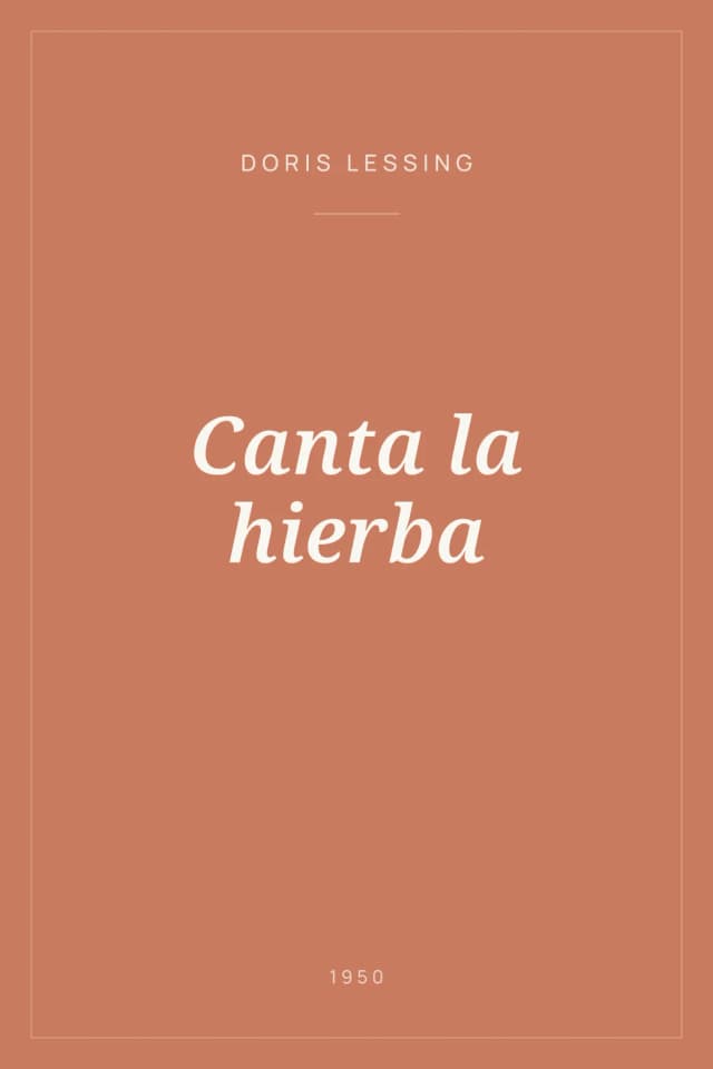 Portada de Canta la hierba