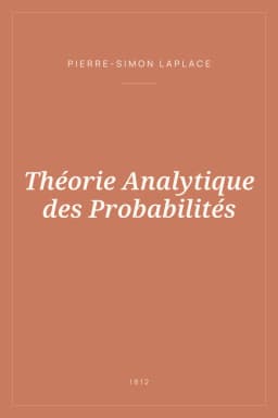 Portada de Théorie Analytique des Probabilités