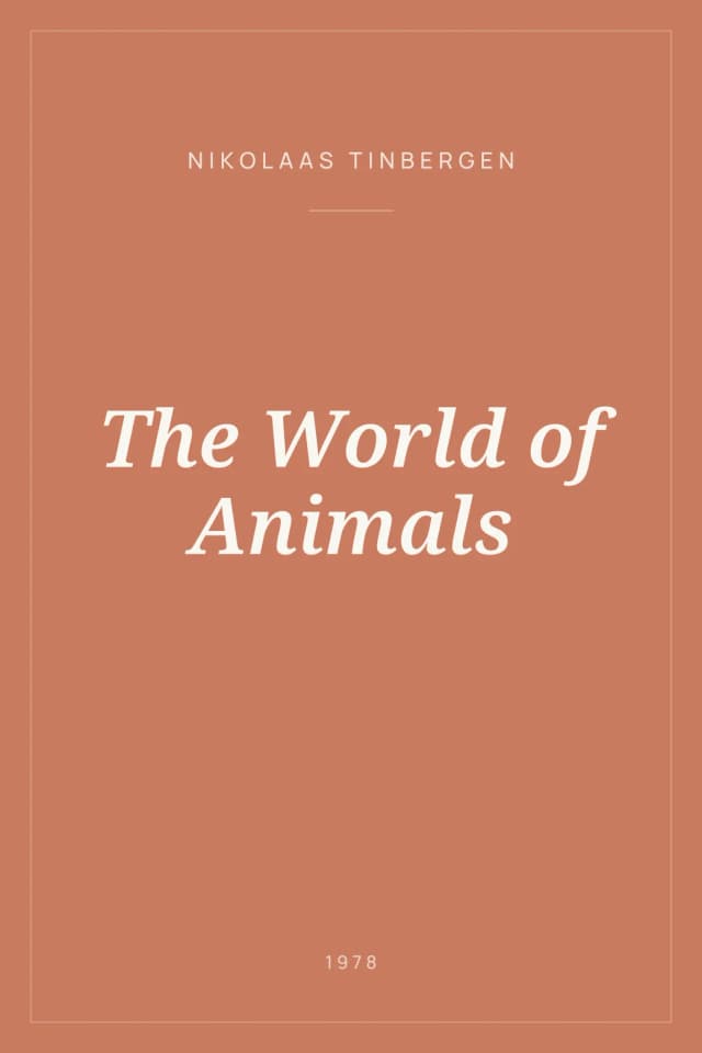 Portada de The World of Animals