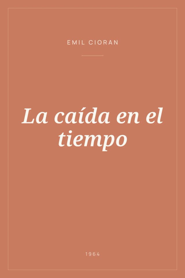 Portada de La caída en el tiempo