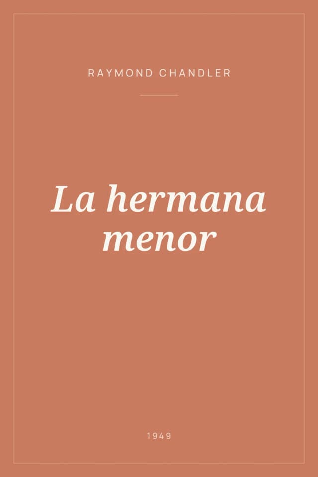 Portada de La hermana menor