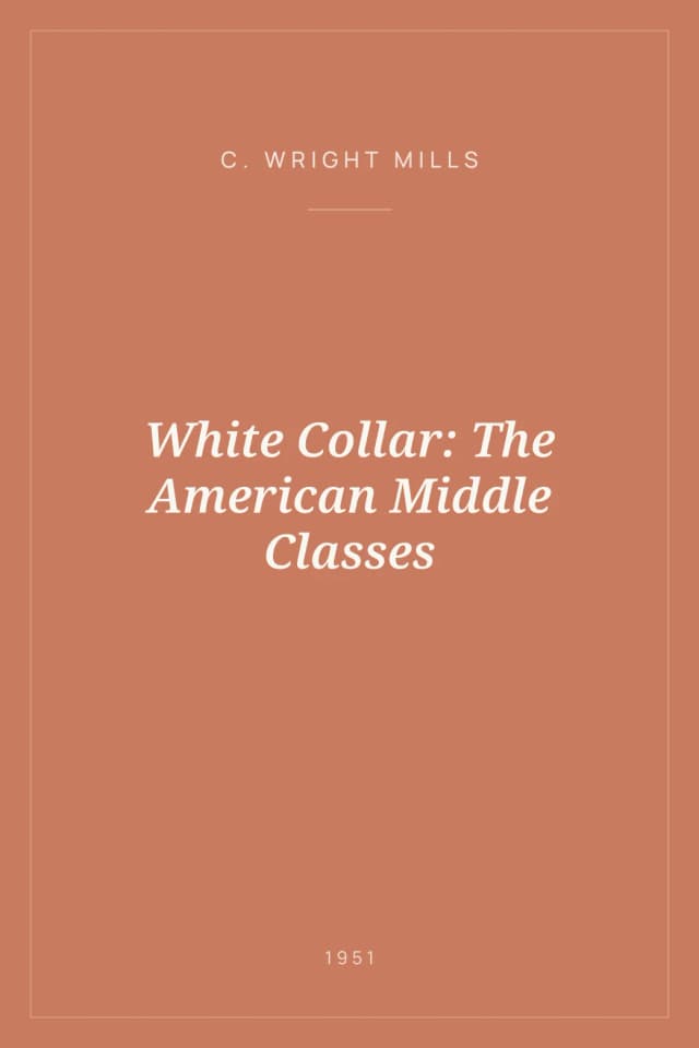Portada de White Collar: The American Middle Classes