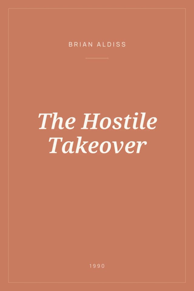 Portada de The Hostile Takeover