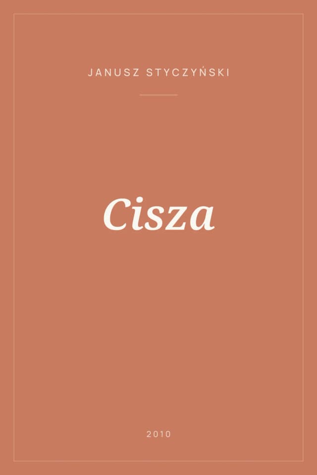 Portada de Cisza