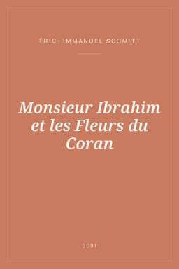 Portada de Monsieur Ibrahim et les Fleurs du Coran