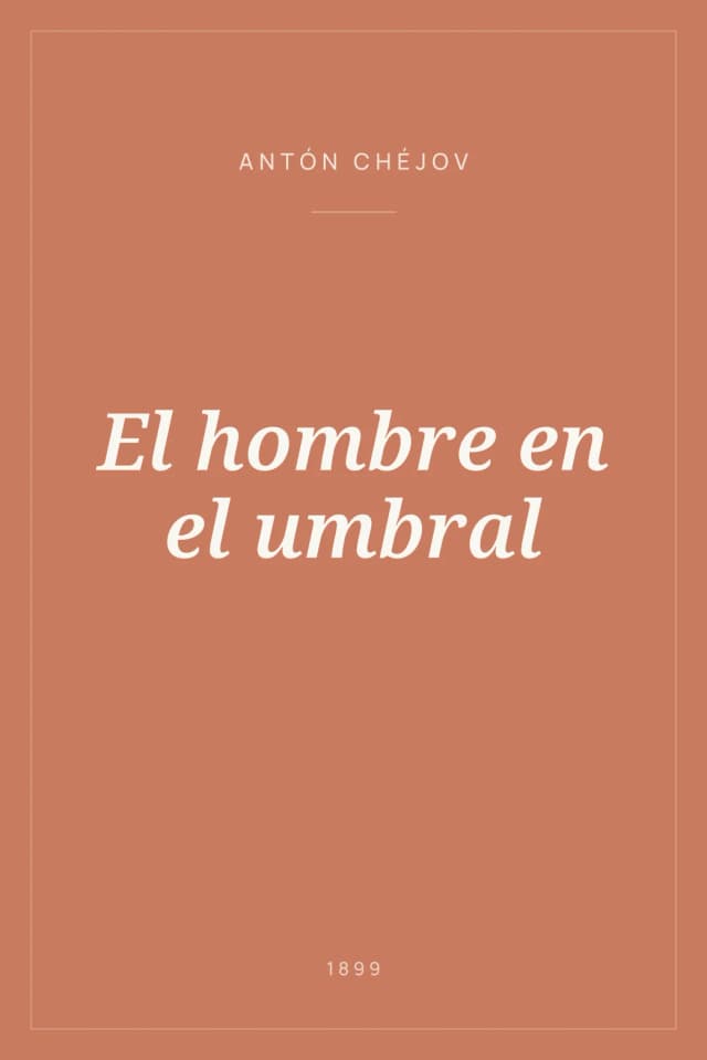 Portada de El hombre en el umbral