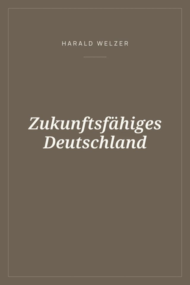 Portada de Zukunftsfähiges Deutschland