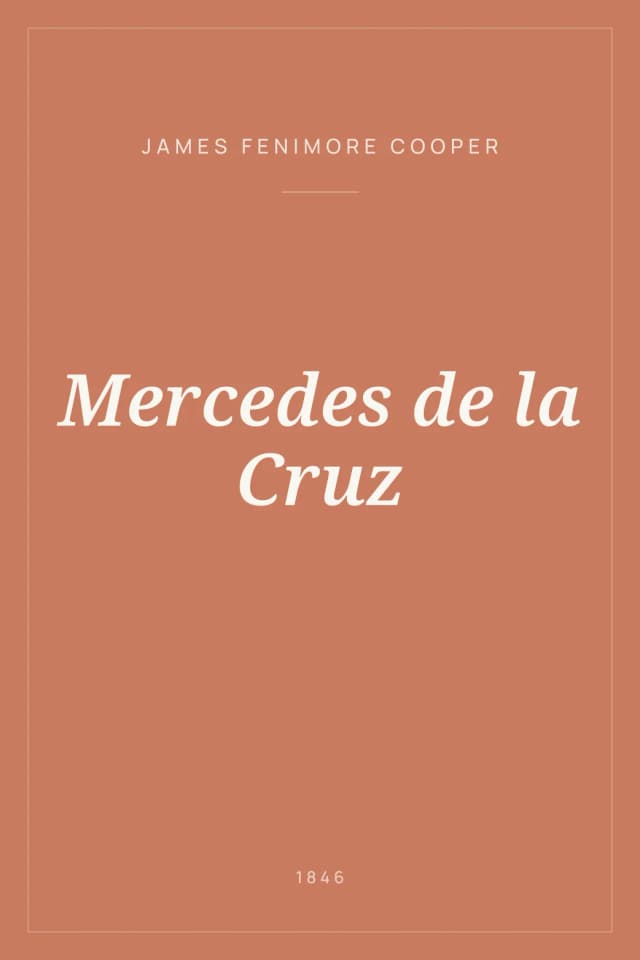 Portada de Mercedes de la Cruz