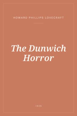 Portada de The Dunwich Horror