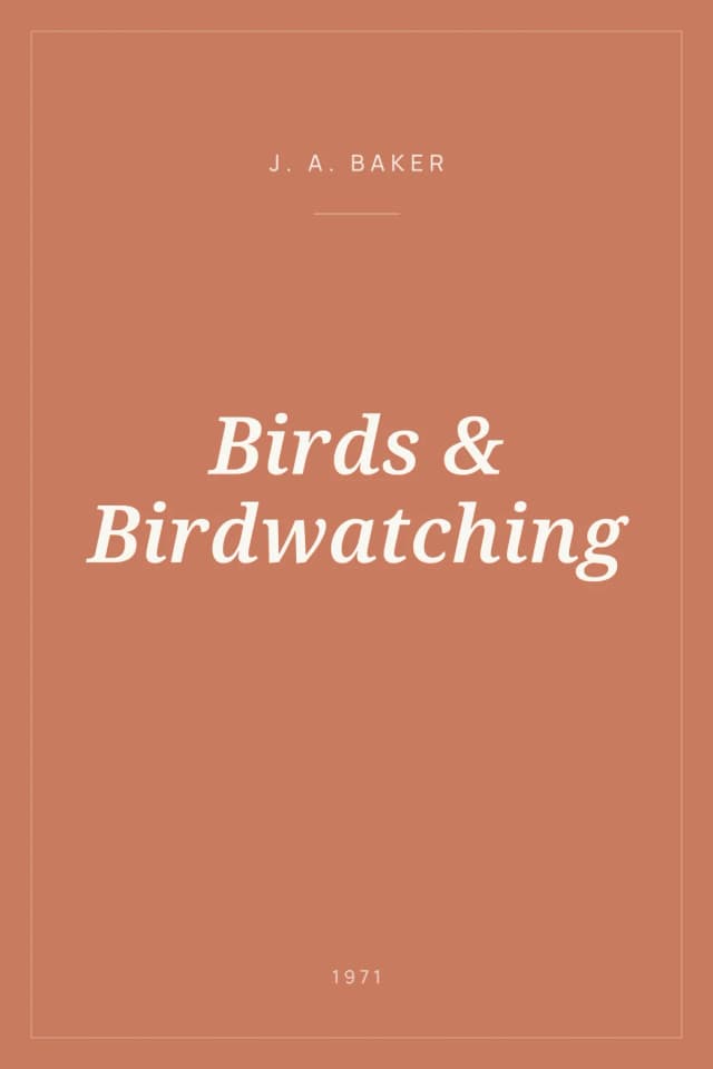 Portada de Birds & Birdwatching