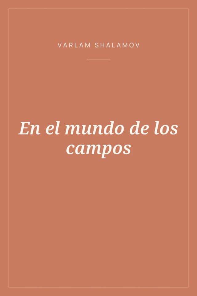 Portada de En el mundo de los campos