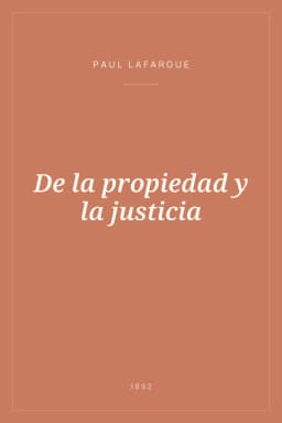 Portada de De la propiedad y la justicia