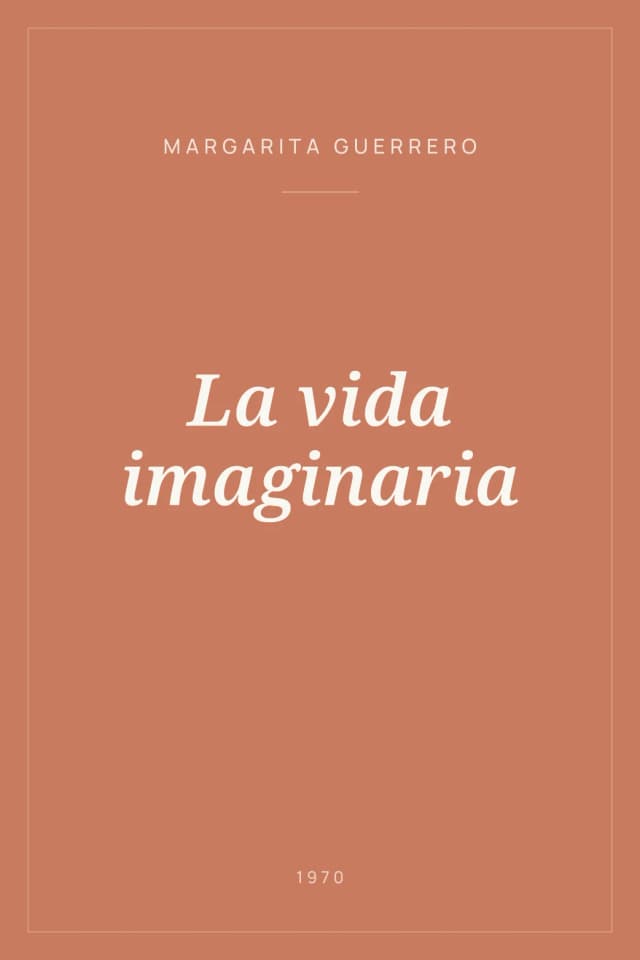 Portada de La vida imaginaria