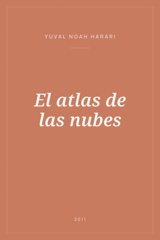Portada de El atlas de las nubes