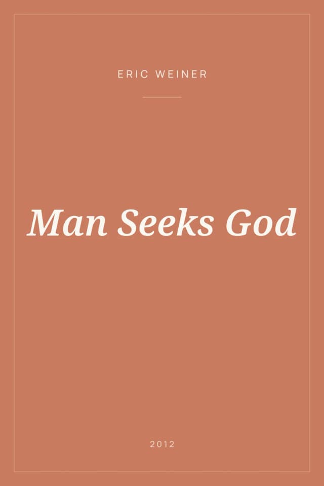 Portada de Man Seeks God