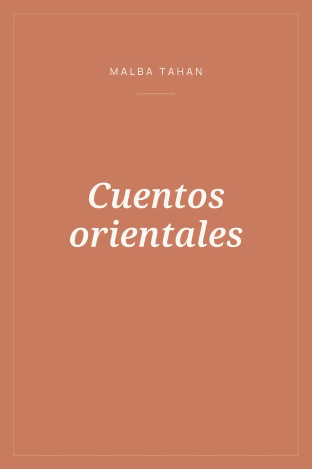 Portada de Cuentos orientales
