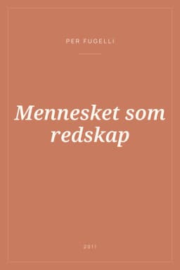 Portada de Mennesket som redskap