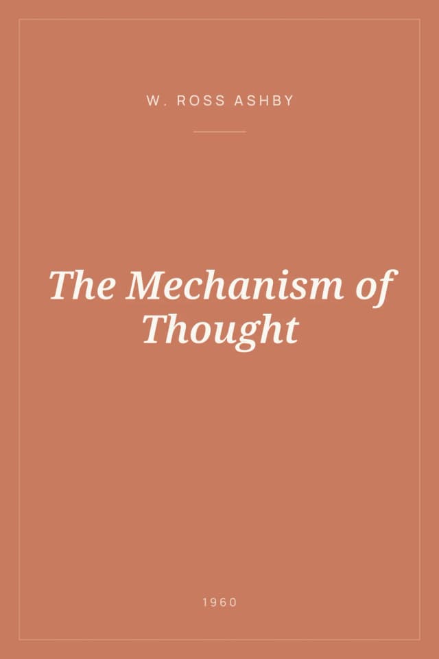 Portada de The Mechanism of Thought