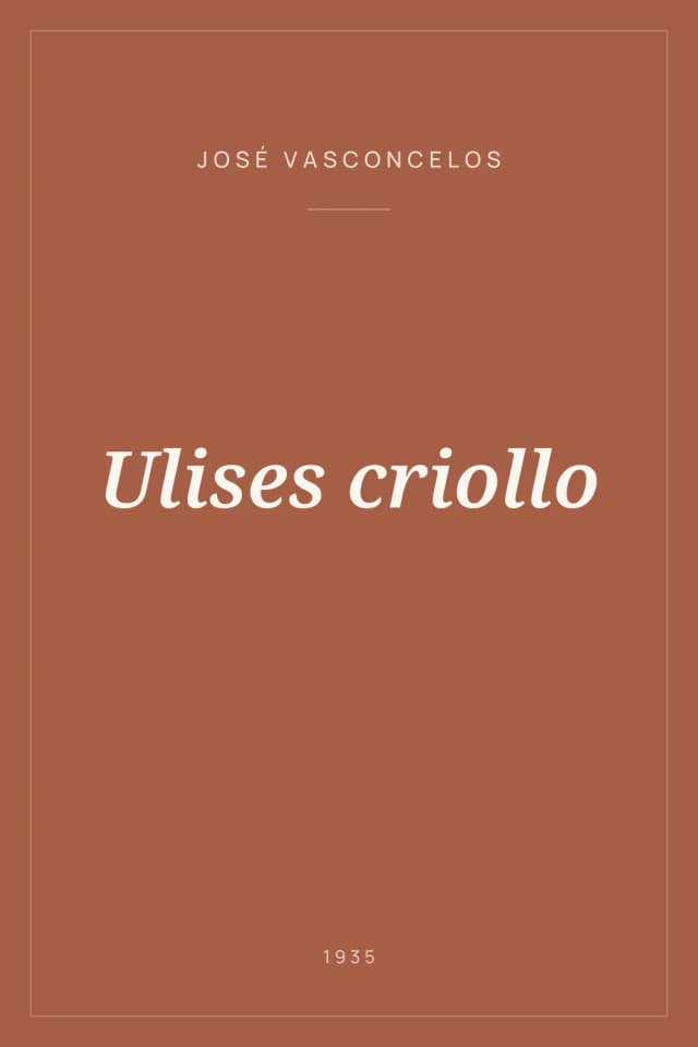 Portada de Ulises criollo