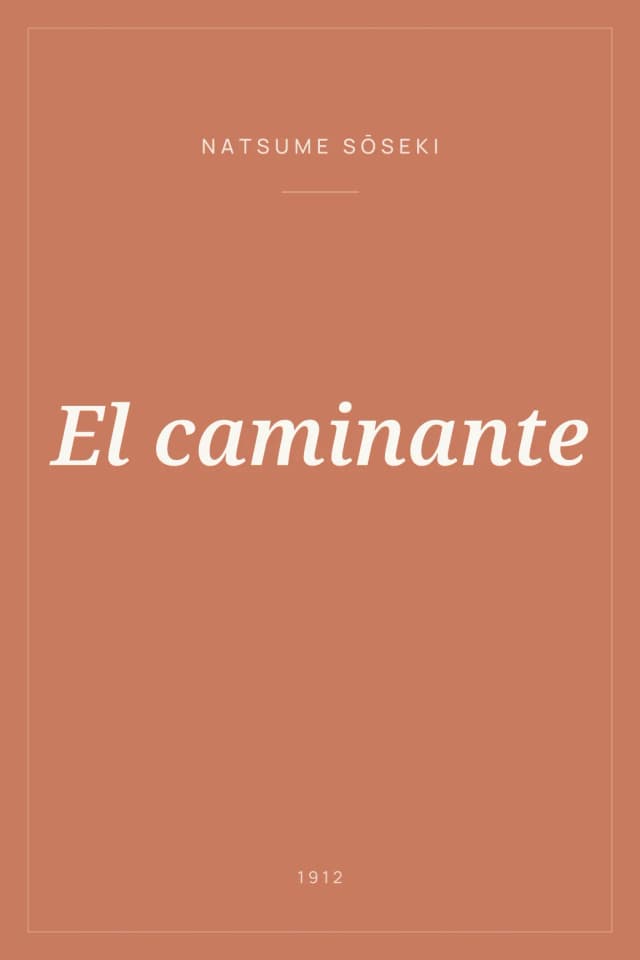 Portada de El caminante