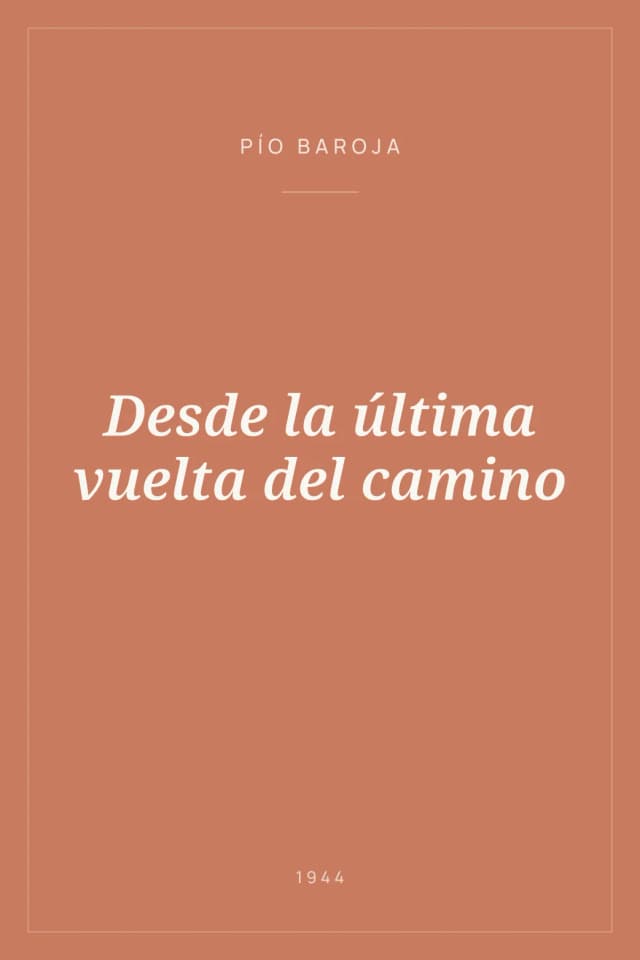 Portada de Desde la última vuelta del camino