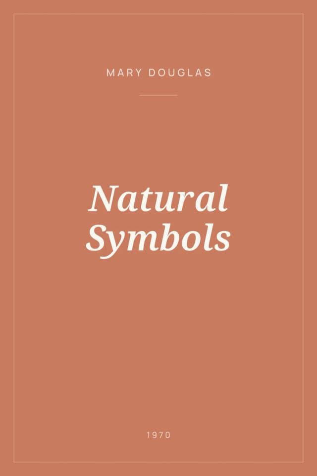 Portada de Natural Symbols