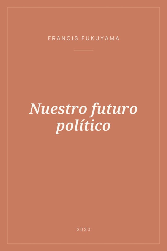 Portada de Nuestro futuro político