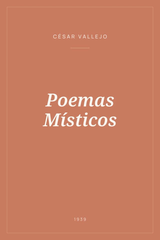 Portada de Poemas Místicos
