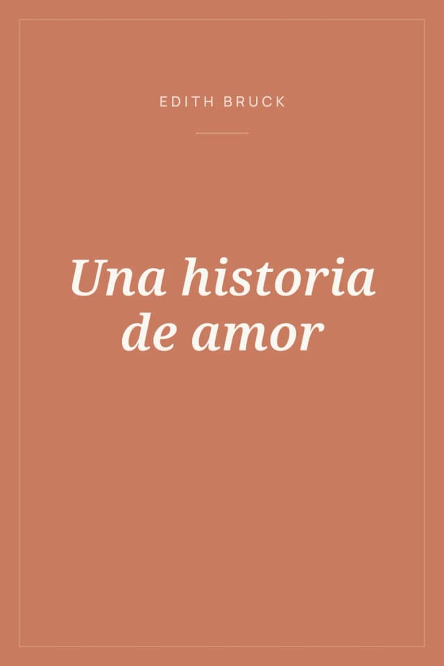 Portada de Una historia de amor