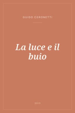 Portada de La luce e il buio