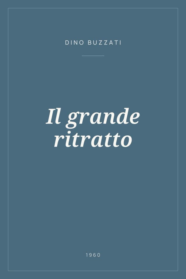 Portada de Il grande ritratto