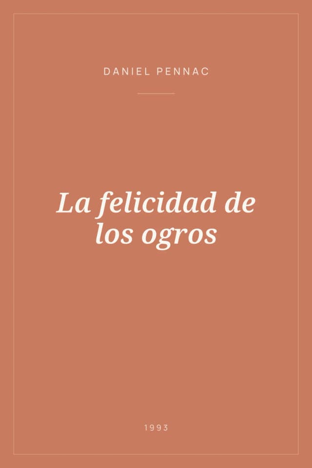 Portada de La felicidad de los ogros