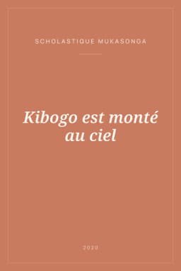 Portada de Kibogo est monté au ciel