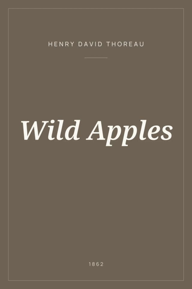 Portada de Wild Apples