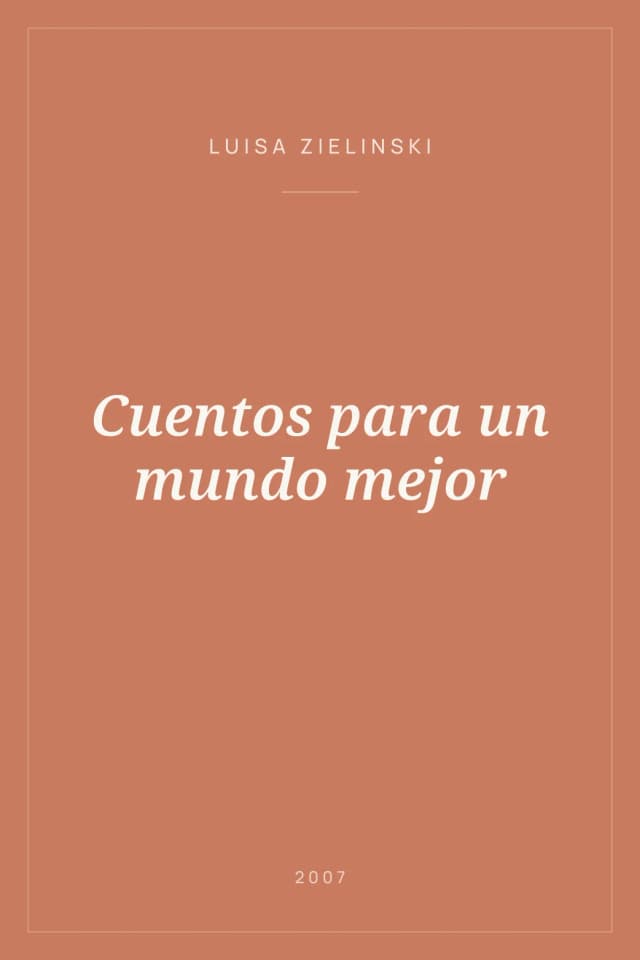 Portada de Cuentos para un mundo mejor