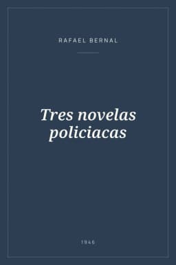 Portada de Tres novelas policiacas