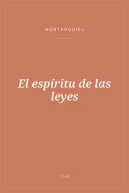 Portada de El espíritu de las leyes