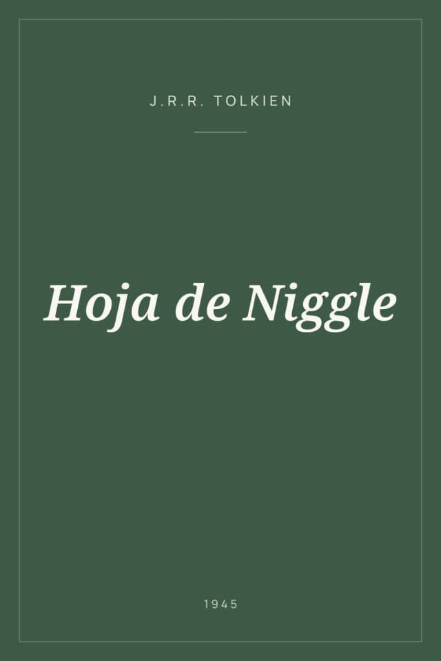 Portada de Hoja de Niggle