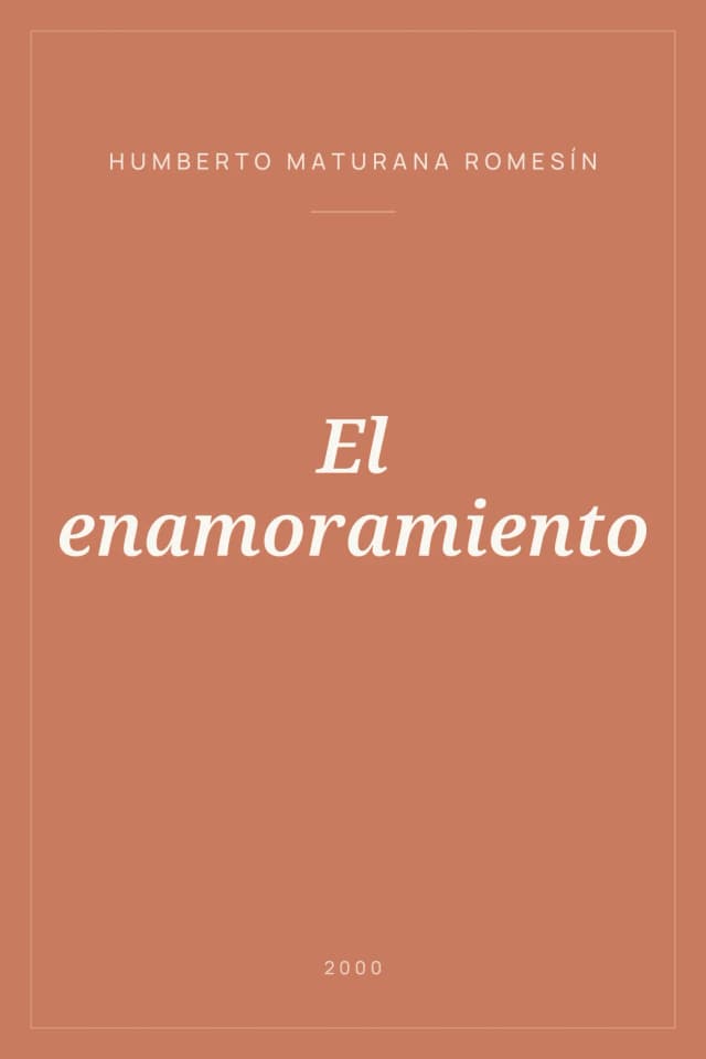Portada de El enamoramiento