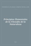 Portada de Principios Elementales de la Filosofía de la Naturaleza