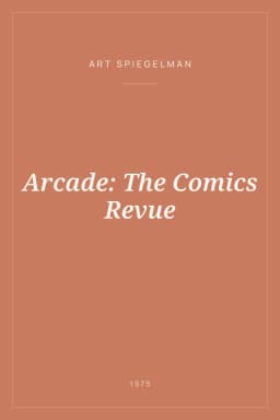 Portada de Arcade: The Comics Revue