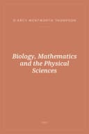 Portada de Biology, Mathematics and the Physical Sciences