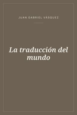 Portada de La traducción del mundo