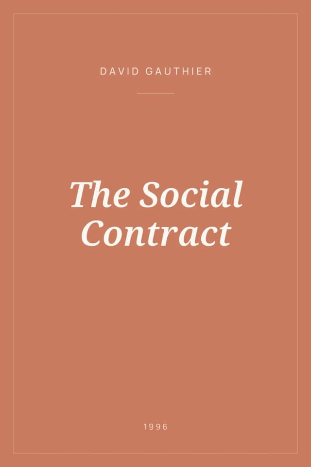 Portada de The Social Contract